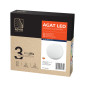 AGAT LED 15W, trädgårdsarmatur, 1100lm, IP54, 4000K, vit