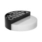 HALIT LED 10W, trädgårdsarmatur med rörelsesensor 140 grader, 600lm, IP65, 4000K, IK10, svart