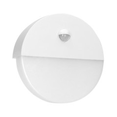 HALIT LED 10W, trädgårdslampa med rörelsesensor 140°, 600lm, IP65, 4000K, IK10, vit | HandlaSmidigt.se