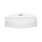 HALIT LED 10W, trädgårdslampa med rörelsesensor 140°, 600lm, IP65, 4000K, IK10, vit
