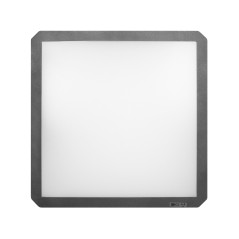 AGGIE LED 38W belysningsarmatur, 3500lm, IP20, 4000K, stålram+PC | HandlaSmidigt.se