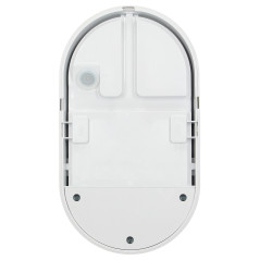 NEFRYT LED 15W, trädgårdslampa med rörelsesensor, 1100lm, IP54, 4000K, vit | HandlaSmidigt.se