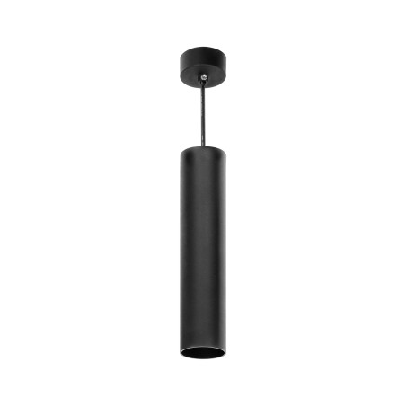 BARBRA PLR GU10 hängande armatur max 35W, IP20, rund, svart, aluminium