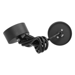BARBRA PLR GU10 hängande armatur max 35W, IP20, rund, svart, aluminium | HandlaSmidigt.se