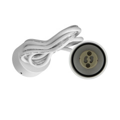BARBRA PLR GU10 hängande armatur max 35W, IP20, rund, vit, aluminium | HandlaSmidigt.se