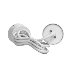 BARBRA PLR GU10 hängande armatur max 35W, IP20, rund, vit, aluminium | HandlaSmidigt.se