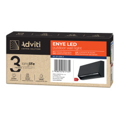 ENYE LED 3W, fasadbelysning, 170lm, IP65, 4000K, | HandlaSmidigt.se