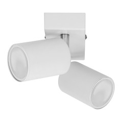 DOA SP 2, vägg- och takarmatur, GU10 max. 2x50W, IP20, vit | HandlaSmidigt.se