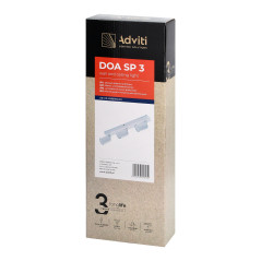 DOA SP 3, vägg- och takarmatur, GU10 max. 3x50W, IP20, vit | HandlaSmidigt.se
