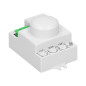 Mikrovågsrörelsesensor, mini, 360/180 grader. IP20, 1200W.
