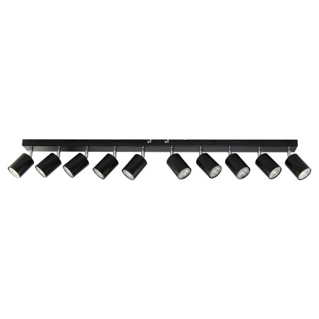 DOA vägg- och takarmatur, max effekt 10x50W, GU10, IP20, svart