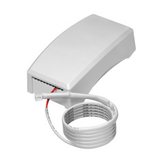 Mikrovågsrörelsesensor med extern skymningssensor, 360 grader, IP20, 1200W