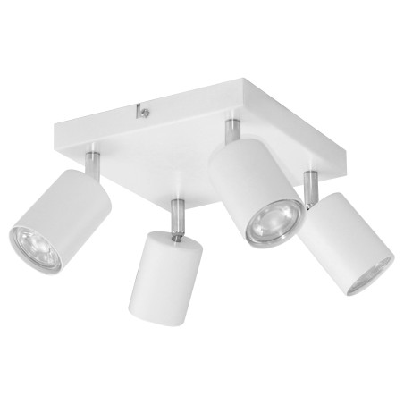 DOA SP4, vägg-takarmatur, GU10 max. 4x50W, IP20, vit, fyrkantig | HandlaSmidigt.se