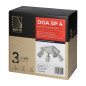 DOA SP4, vägg-takarmatur, GU10 max. 4x50W, IP20, vit, fyrkantig