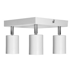 DOA SP4, vägg-takarmatur, GU10 max. 4x50W, IP20, vit, fyrkantig | HandlaSmidigt.se