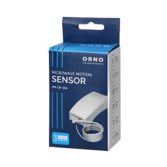 Mikrovågsrörelsesensor med extern skymningssensor, 360 grader, IP20, 1200W