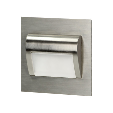 DRACO LED NY 1,5W, infälld trappbelysning, 12VDC, 30lm, 3000K, satin, innovativ monteringsmetod | HandlaSmidigt.se
