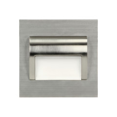 DRACO LED NY 1,5W, infälld trappbelysning, 12VDC, 30lm, 3000K, satin, innovativ monteringsmetod | HandlaSmidigt.se