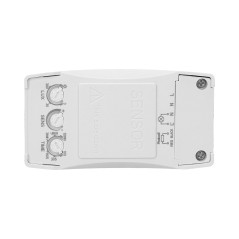 Mikrovågsrörelsesensor med extern skymningssensor, 360 grader, IP20, 1200W