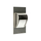 DRACO LED NY 1,5W, infälld trappbelysning, 12VDC, 30lm, 4000K, satin, innovativ monteringsmetod