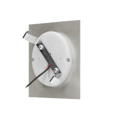 DRACO LED NY 1,5W, infälld trappbelysning, 12VDC, 30lm, 6000K, satin, innovativ monteringsmetod | HandlaSmidigt.se