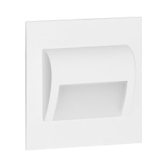 DRACO LED NY 1,5W, infälld trappbelysning, 12VDC, 30lm, 6000K, vit, innovativ monteringsmetod | HandlaSmidigt.se