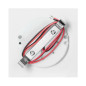 DRACO LED NY 1,5W, infälld trappbelysning, 12VDC, 30lm, 6000K, vit, innovativ monteringsmetod