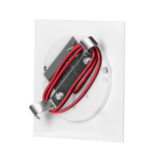 DRACO LED NY 1,5W, infälld trappbelysning, 12VDC, 30lm, 6000K, vit, innovativ monteringsmetod | HandlaSmidigt.se