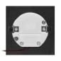 DRACO LED NY 1,5W, infälld trappbelysning, 12VDC, 30lm, 4000K, svart, rörelse- och skymningssensor