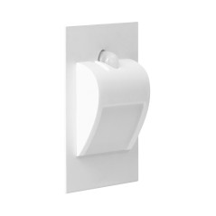DRACO LED NY 1,5W, infälld trappbelysning, 12VDC, 30lm, 4000K, vit, rörelse- och skymningssensor | HandlaSmidigt.se