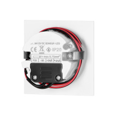 DRACO LED NY 1,5W, infälld trappbelysning, 12VDC, 30lm, 4000K, vit, rörelse- och skymningssensor | HandlaSmidigt.se