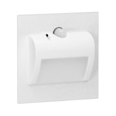 DRACO LED NY 1,5W, infälld trappbelysning, 12VDC, 30lm, 6000K, vit, rörelse- och skymningssensor | HandlaSmidigt.se