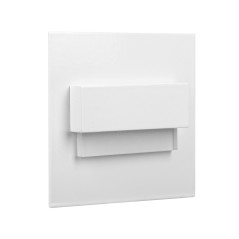 TRACO LED 1,5W, infälld trappbelysning, 12VDC, 30lm, 3000K, vit, innovativ monteringsmetod | HandlaSmidigt.se