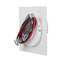 TRACO LED 1,5W, infälld trappbelysning, 12VDC, 30lm, 3000K, vit, innovativ monteringsmetod | HandlaSmidigt.se