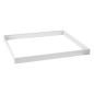 Ytmonterad snap-in ram för LED-panel, 60x60 cm, aluminium
