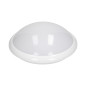 BREVA, takplafond med en mikrovågsrörelsedetektor, 60W, E27, IP44, mjölkfärgad polykarbonat