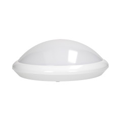 BREVA, takplafond med en mikrovågsrörelsedetektor, 60W, E27, IP44, mjölkfärgad polykarbonat | HandlaSmidigt.se