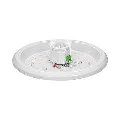 ZONDA LED 16W, taklampa med rörelsesensor, 1100lm, IP20, 4000K, mjölkfärgad polykarbonat, vit | HandlaSmidigt.se