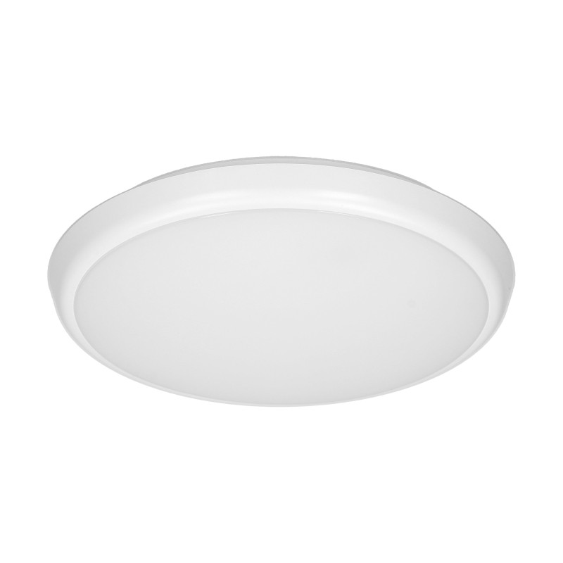 CERS LED 22W, takplafondbelysning, 2000lm, IP65, 4000K, mjölkaktig polykarbonat, vit
