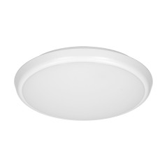 CERS LED 22W, takplafondbelysning, 2000lm, IP65, 4000K, mjölkaktig polykarbonat, vit