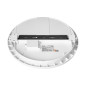 CERS LED 22W, takplafondbelysning, 2000lm, IP65, 4000K, mjölkaktig polykarbonat, vit