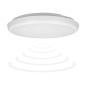 CERS LED-takplafond med mikrovågsrörelsesensor, LED 22W, 2000lm, IP65, 4000K, mjölkvit polykarbonat, dimningsfunktion.