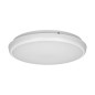 CERS LED 16W, taklampa, 1300lm, IP65, 4000K, mjölkig polykarbonat, vit