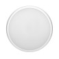 CERS LED 16W, taklampa med rörelsedetektor, 1300lm, IP65, 4000K, mjölkig polykarbonat, vit, dimningsfunktion