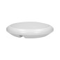 LAPIS LED 12W, takplafondbelysning med mikrovågsrörelsesensor, 800lm, IP65, 4000K, IK10, mjölkig polykarbonat, vit