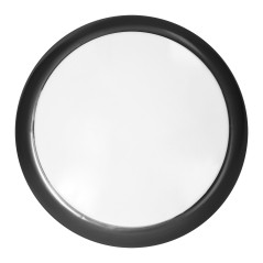 KOKO armatur 2xE27, 2x40W, svart polypropylen, matt polykarbonat skärm, IP44, IK10 | HandlaSmidigt.se
