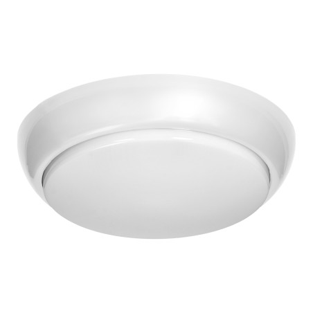 KOKO armatur 2xE27, 2x40W, vit-polypropen, matt skärm-polykarbonat, IP44, IK10 | HandlaSmidigt.se