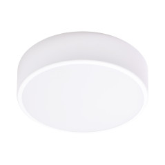 Denna taklampa har 2xE27, 2x24W, vit stål, matt glas skärm, IP20, ? 300. | HandlaSmidigt.se