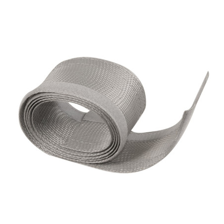 MCTV-675 S 41892 Kabelarrangör kabelmask 1,8m 85mm grå med kardborreband