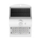 SILOE LED 1,5W, solcellslampa med rörelsesensor 120 grader, 190lm, IP65, 4000K, 1200mAh, dubbel ljuskälla, vit